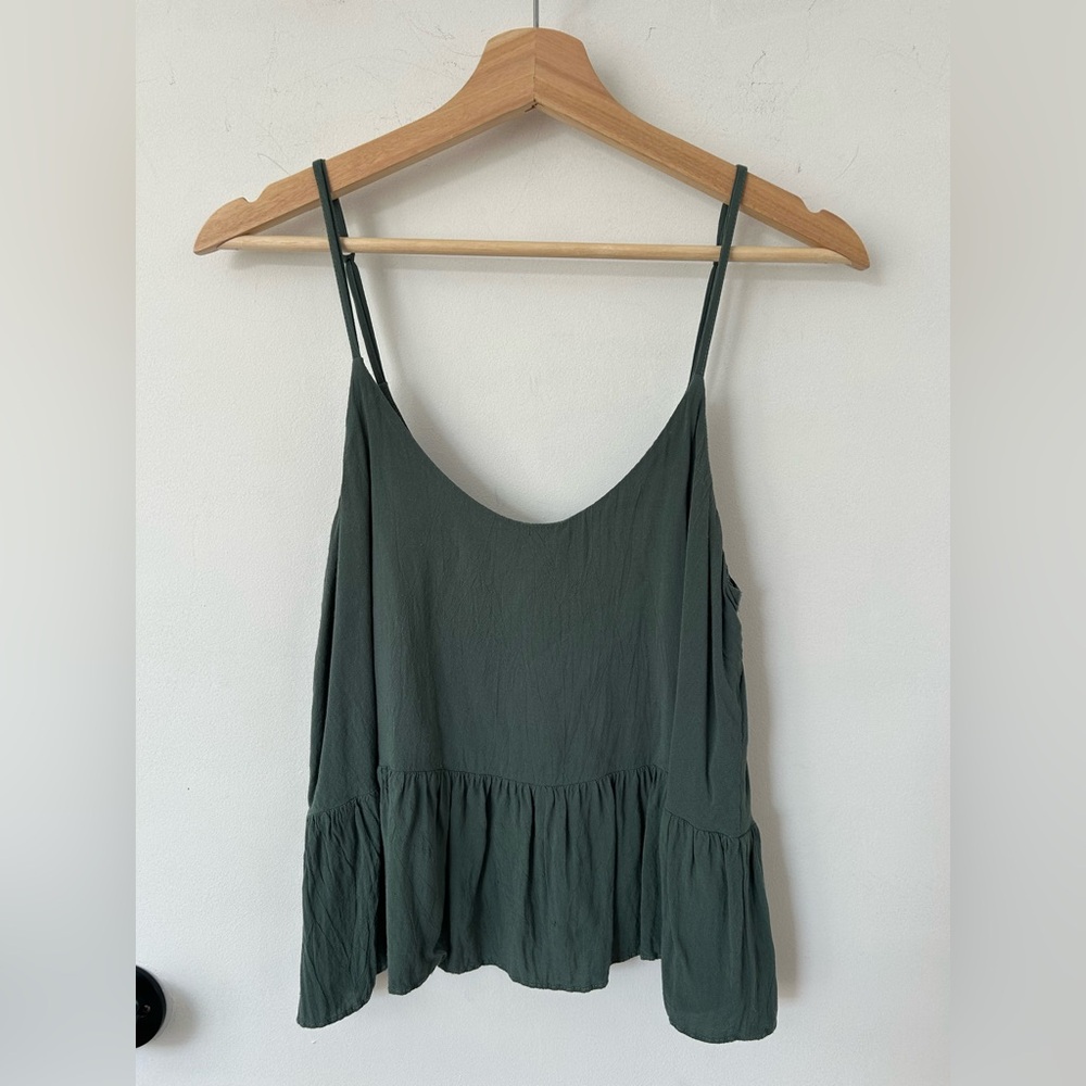 TOPSHOP GREEN CAMISOLE SIZE EU 36, US 4